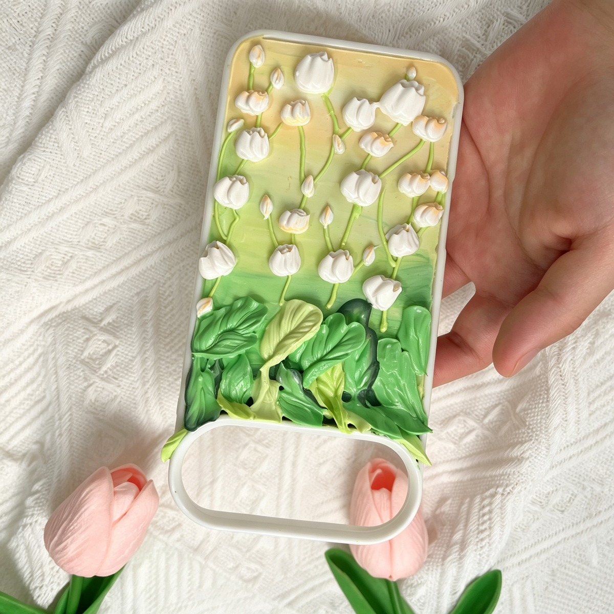 Flower - lily of the valley decoden phone case