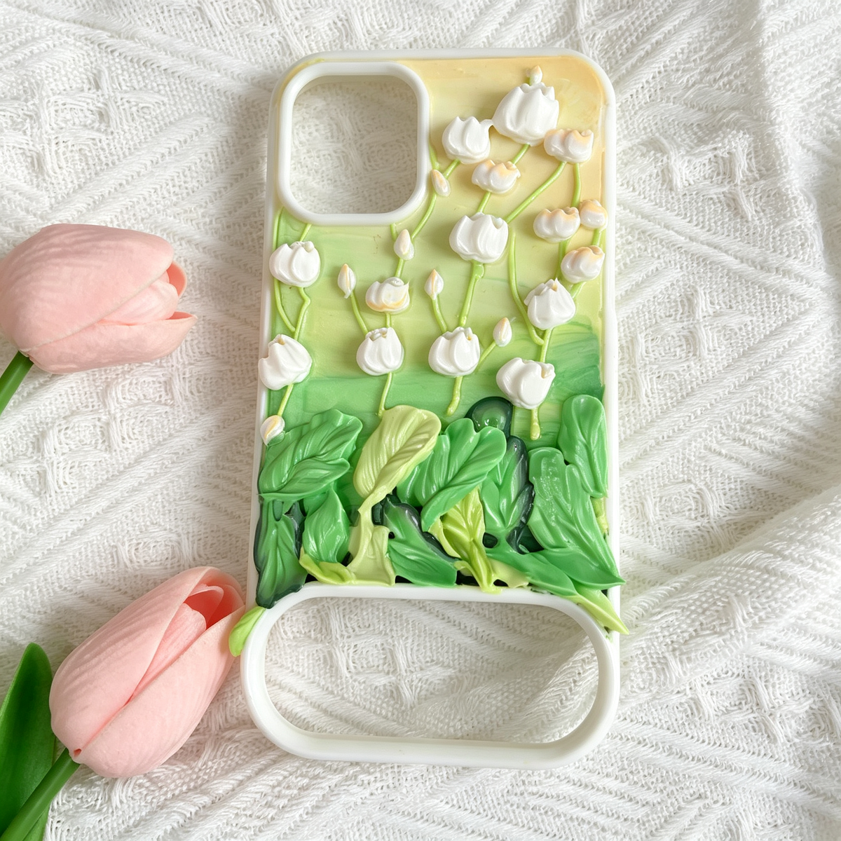 Flower - lily of the valley decoden phone case