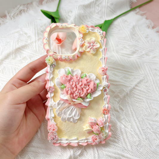 Flower wedding bouquet decoden Phone case