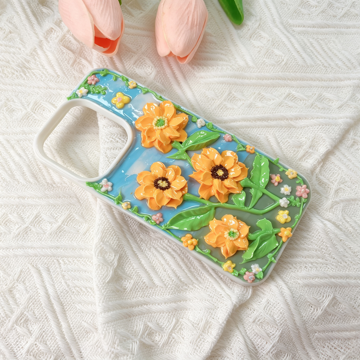 Flower-chrysanthemum decoden phone case