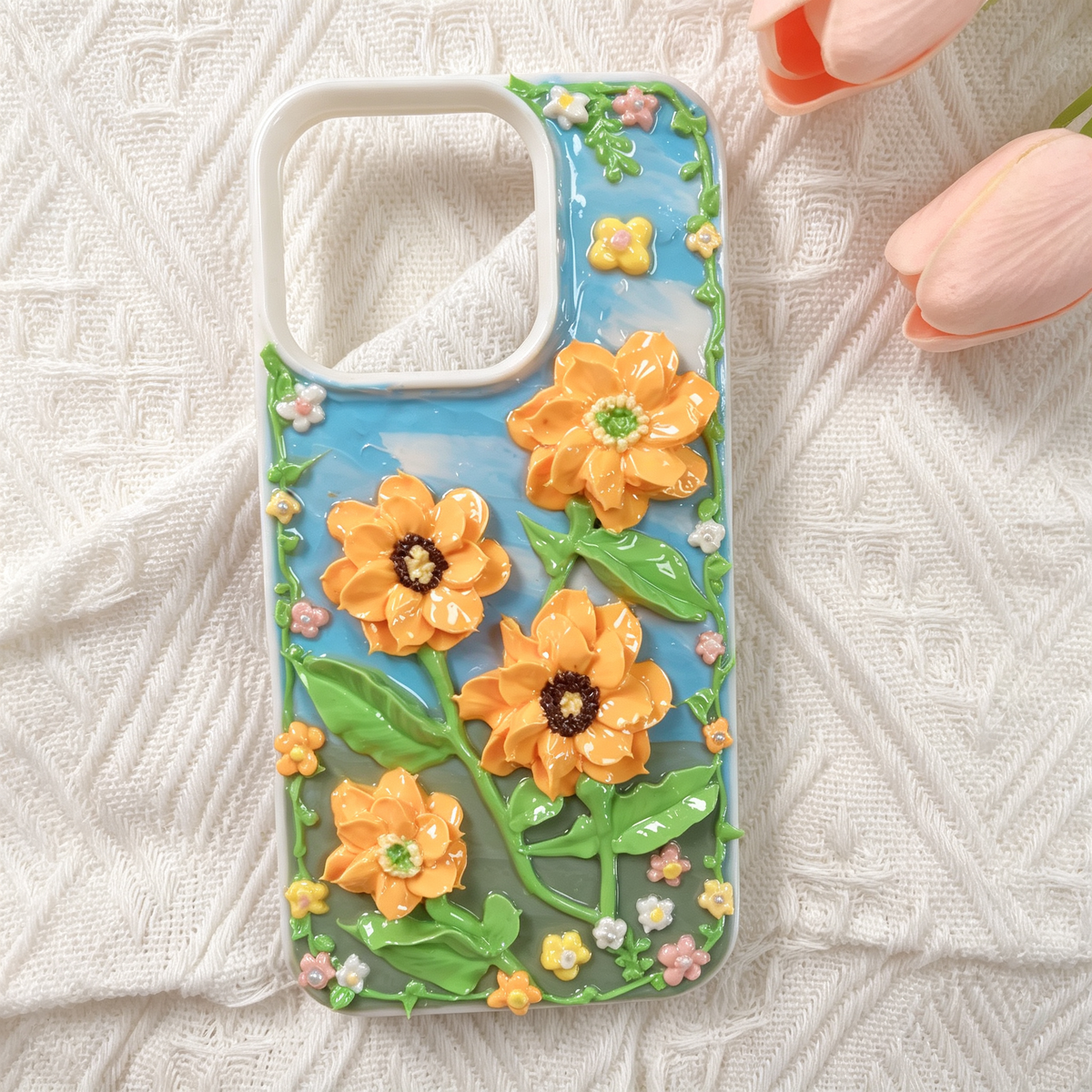 Flower-chrysanthemum decoden phone case
