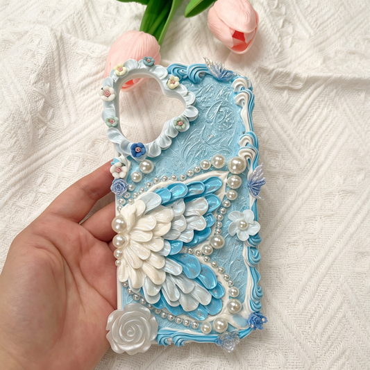 Flower-butterfly decoden Phone case