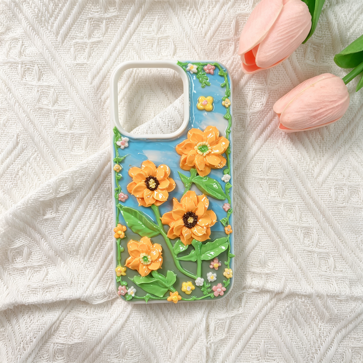 Flower-chrysanthemum decoden phone case