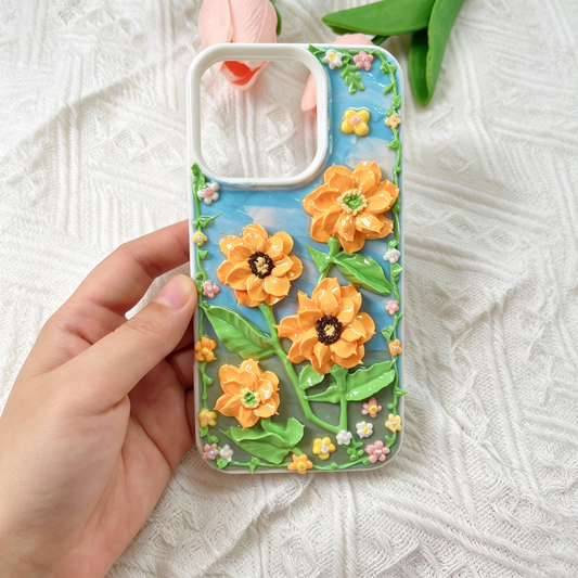 Flower-chrysanthemum decoden phone case