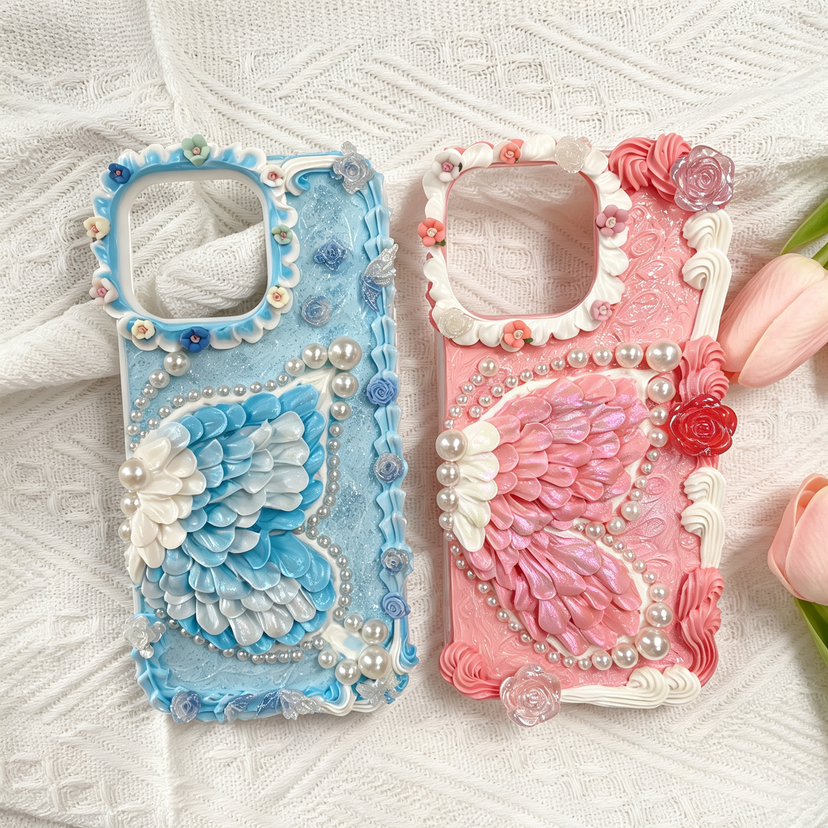 Flower-butterfly decoden Phone case