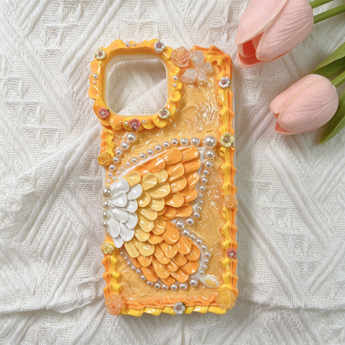 Flower-butterfly decoden Phone case