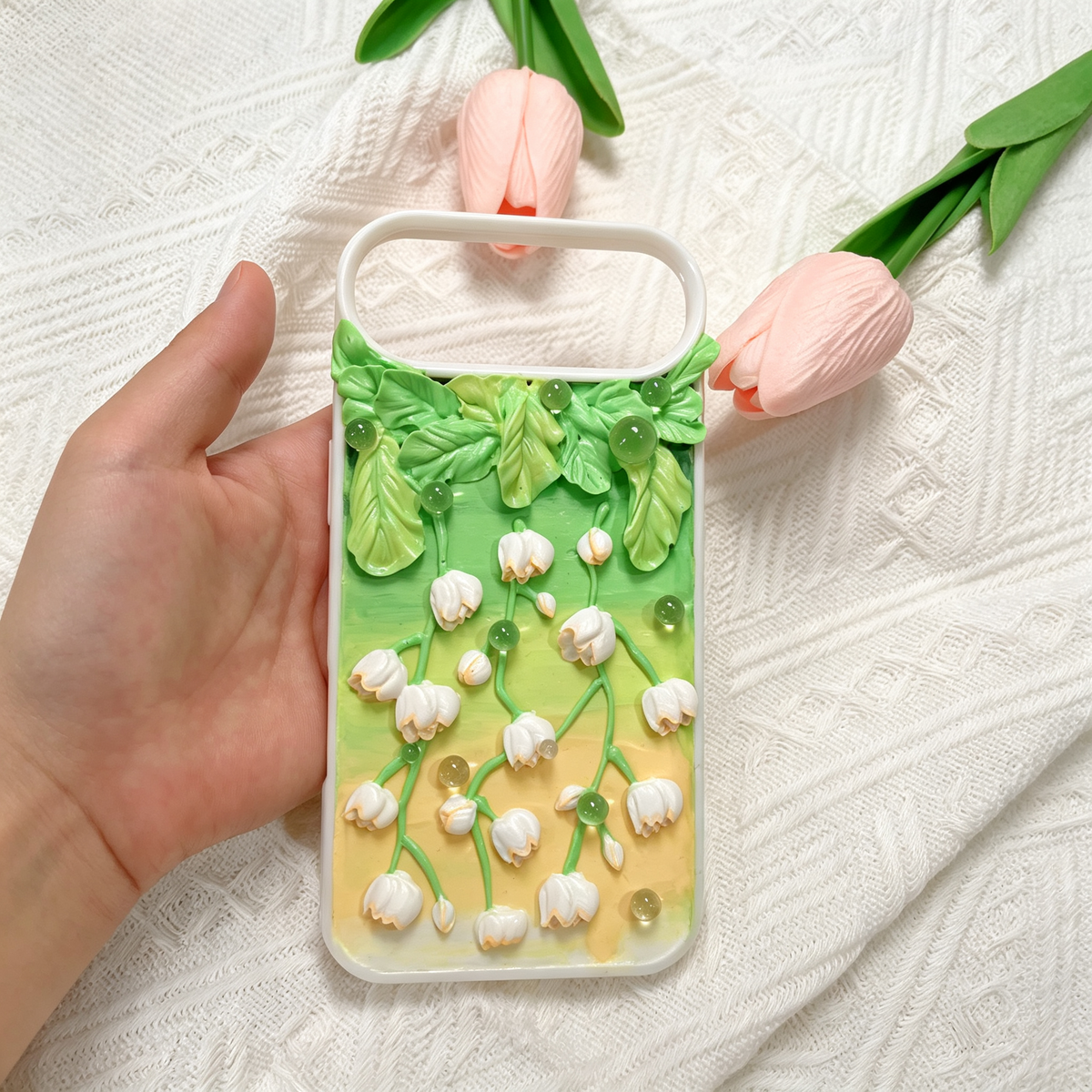 Flower - lily of the valley decoden phone case