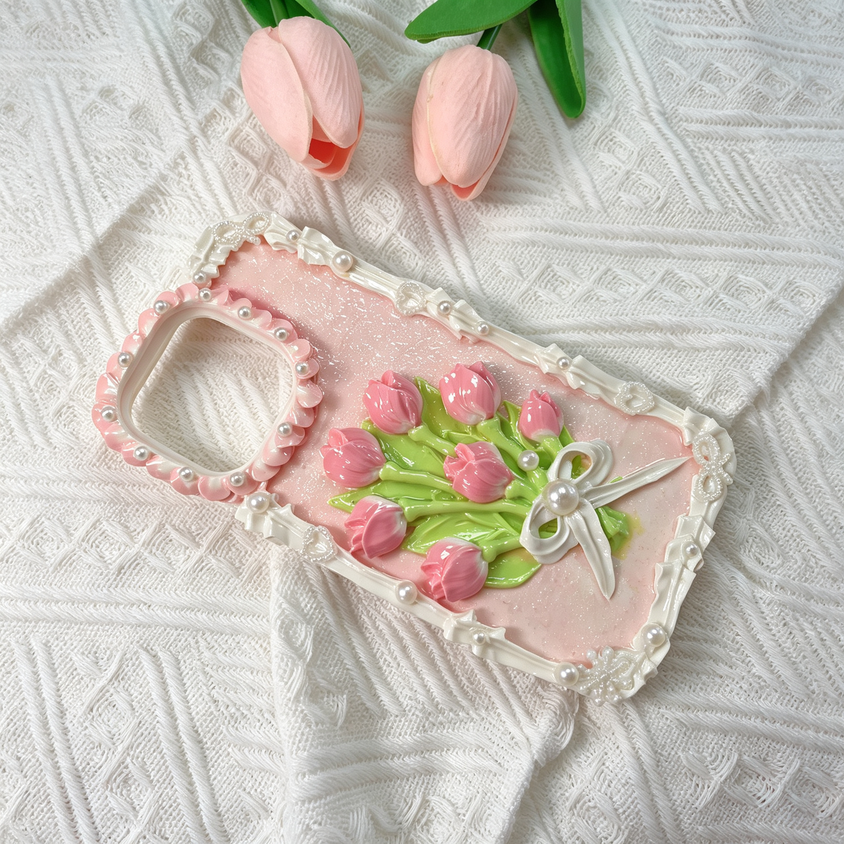 Flower-tulip decoden Phone case