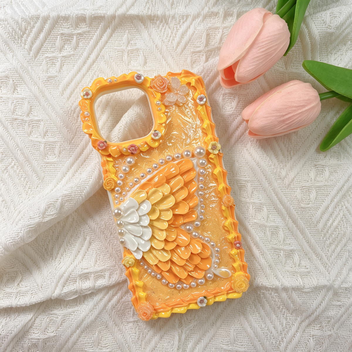 Flower-butterfly decoden Phone case