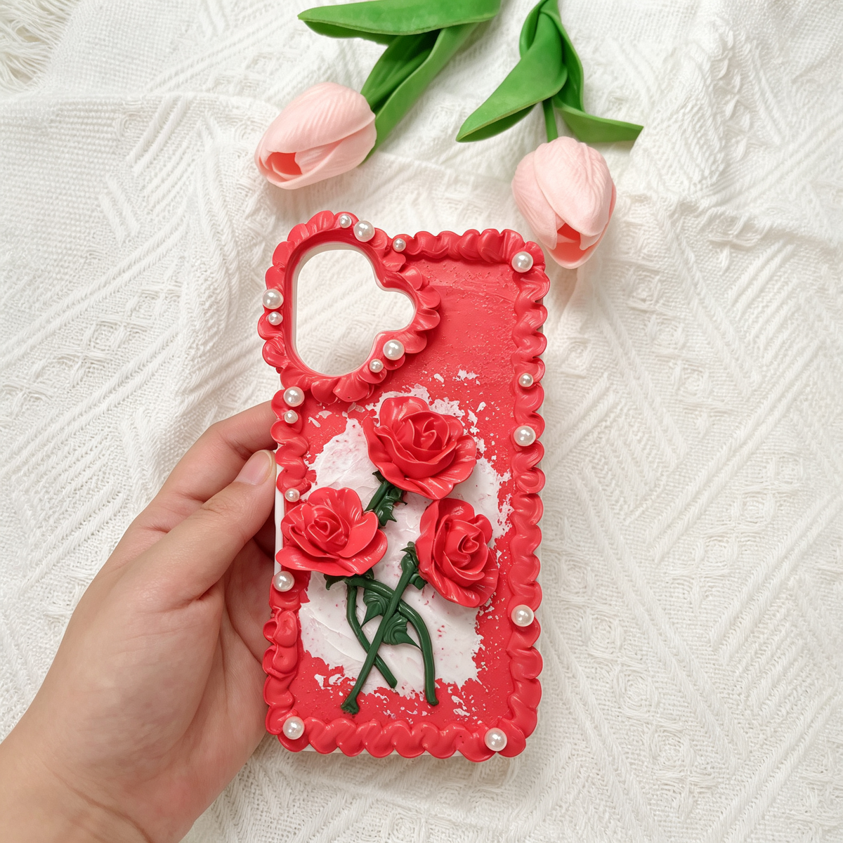 Flower-Rose decoden Phone case