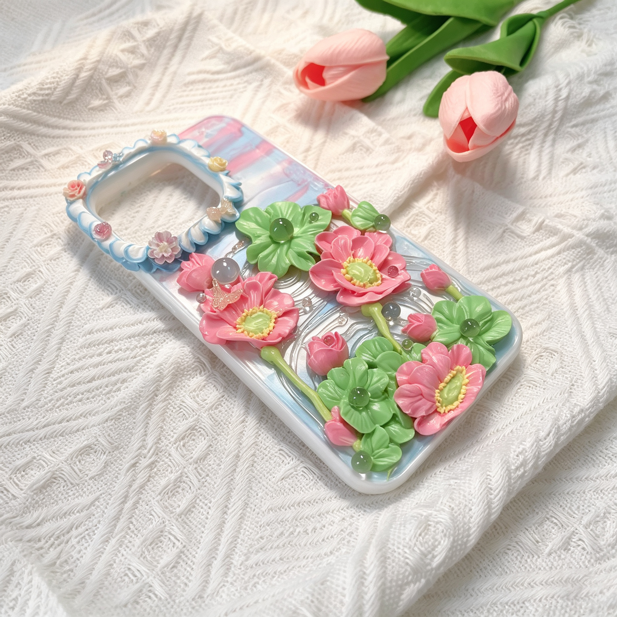 Flower-lotus flower decoden phone case